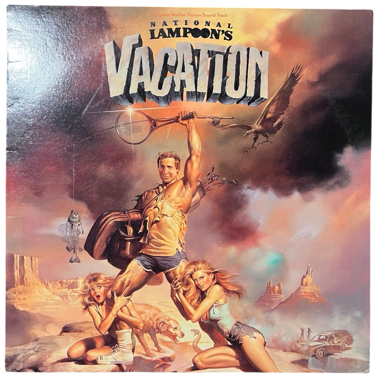 National Lampoon's Vacation Sound Track LP Vinyl 1983 1-23909 Preowned