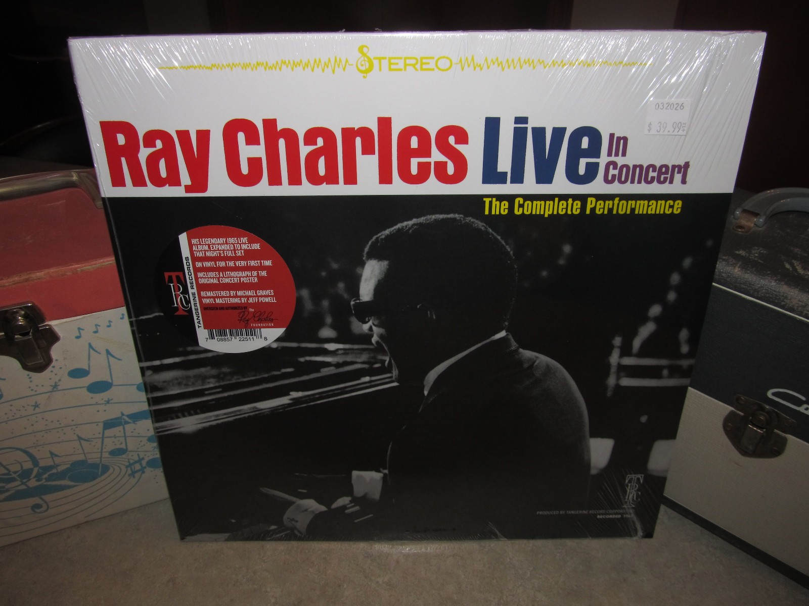 Sealed RAY CHARLES - Live In Concert RSD Limited to 900 Copies 2026 LITHOGRAPH