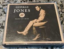George Jones 50 Years of Hits 3 CD VG Condition picture