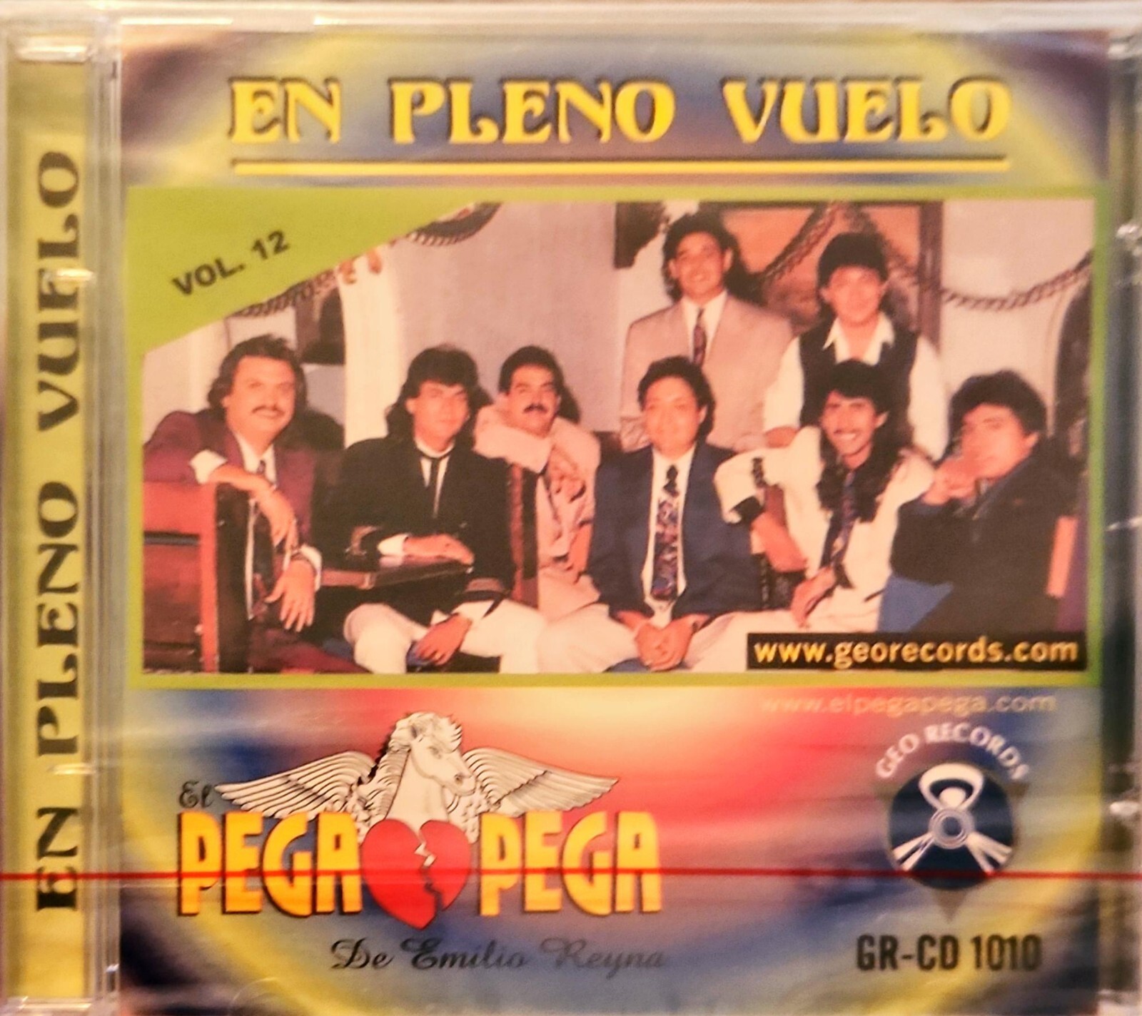 Pega Pega CD Vol 12 En Pleno Vuelo Discos GEO 2003 Pegasso