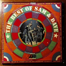 The Best of Sam and Dave, 1969 Record Vinyl LP (SD 8218) Atlantic: VG picture