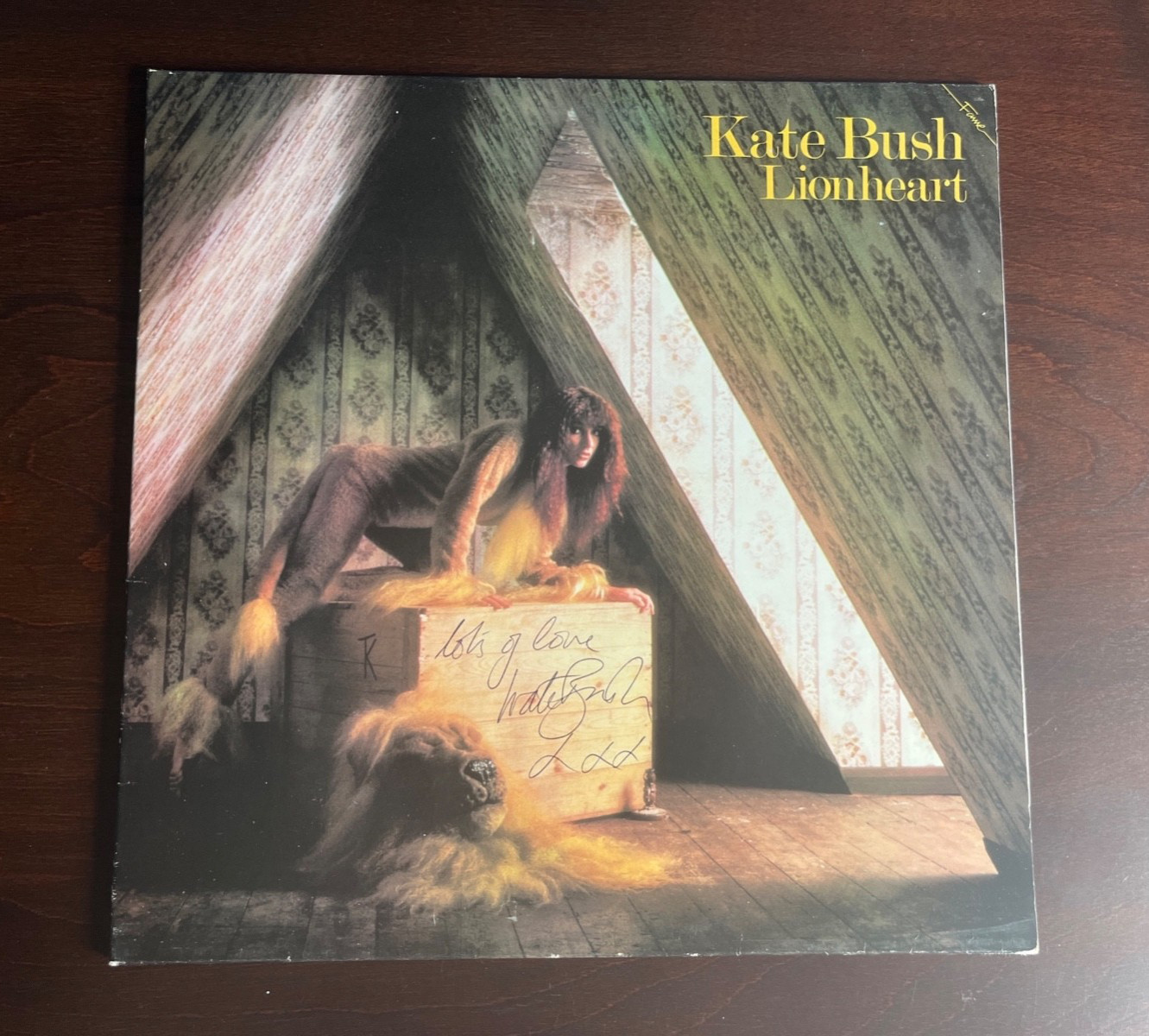 Kate Bush Lionheart Vinyl LP SIGNED