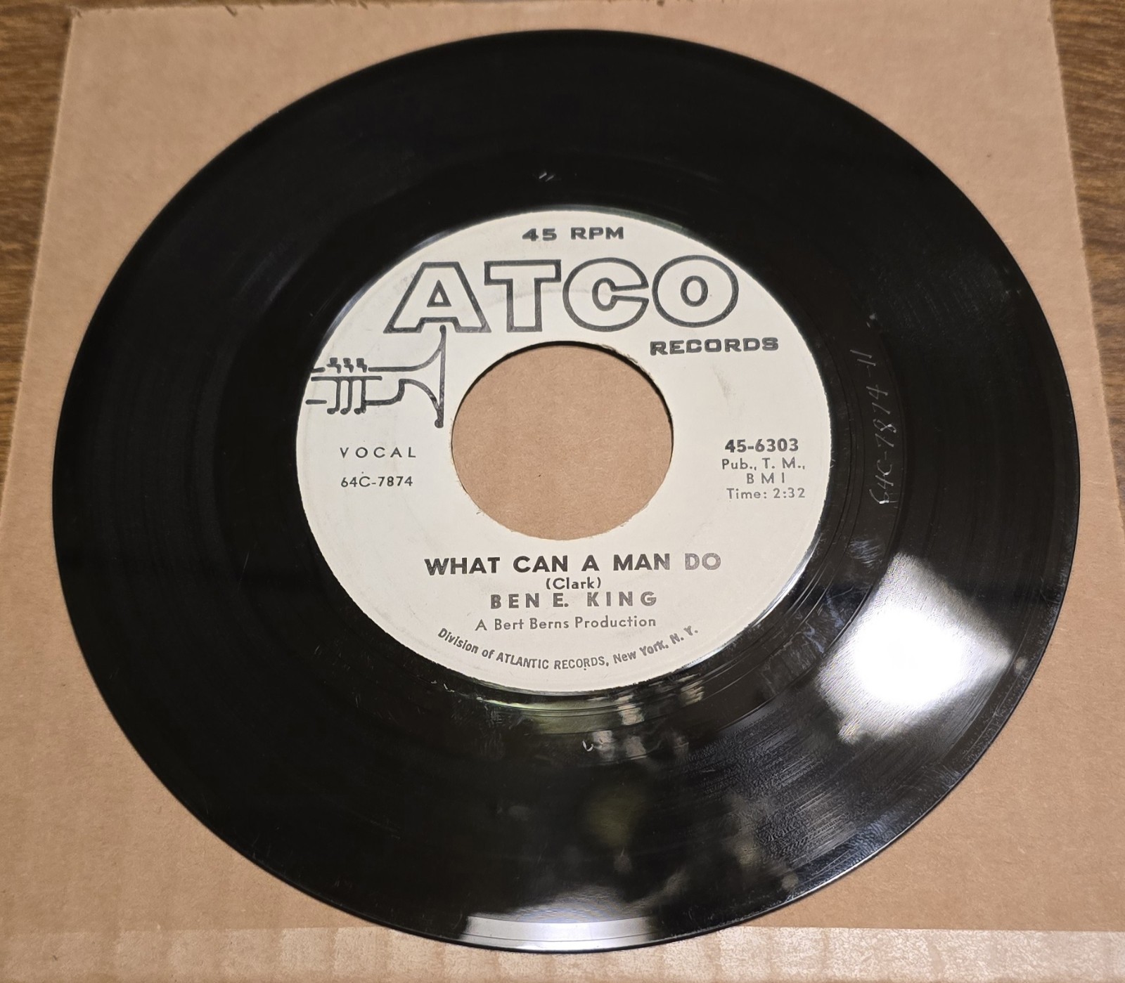 BEN E. KING: what can a man do/si senor - VG | 1964 R&B & Soul 45rpm Promo