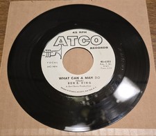 BEN E. KING: what can a man do/si senor - VG | 1964 R&B & Soul 45rpm Promo picture