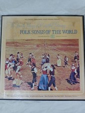 Retro Rare Vintage 3 Folk Songs of the World Recorder Album Vinyl LP in New Cond picture