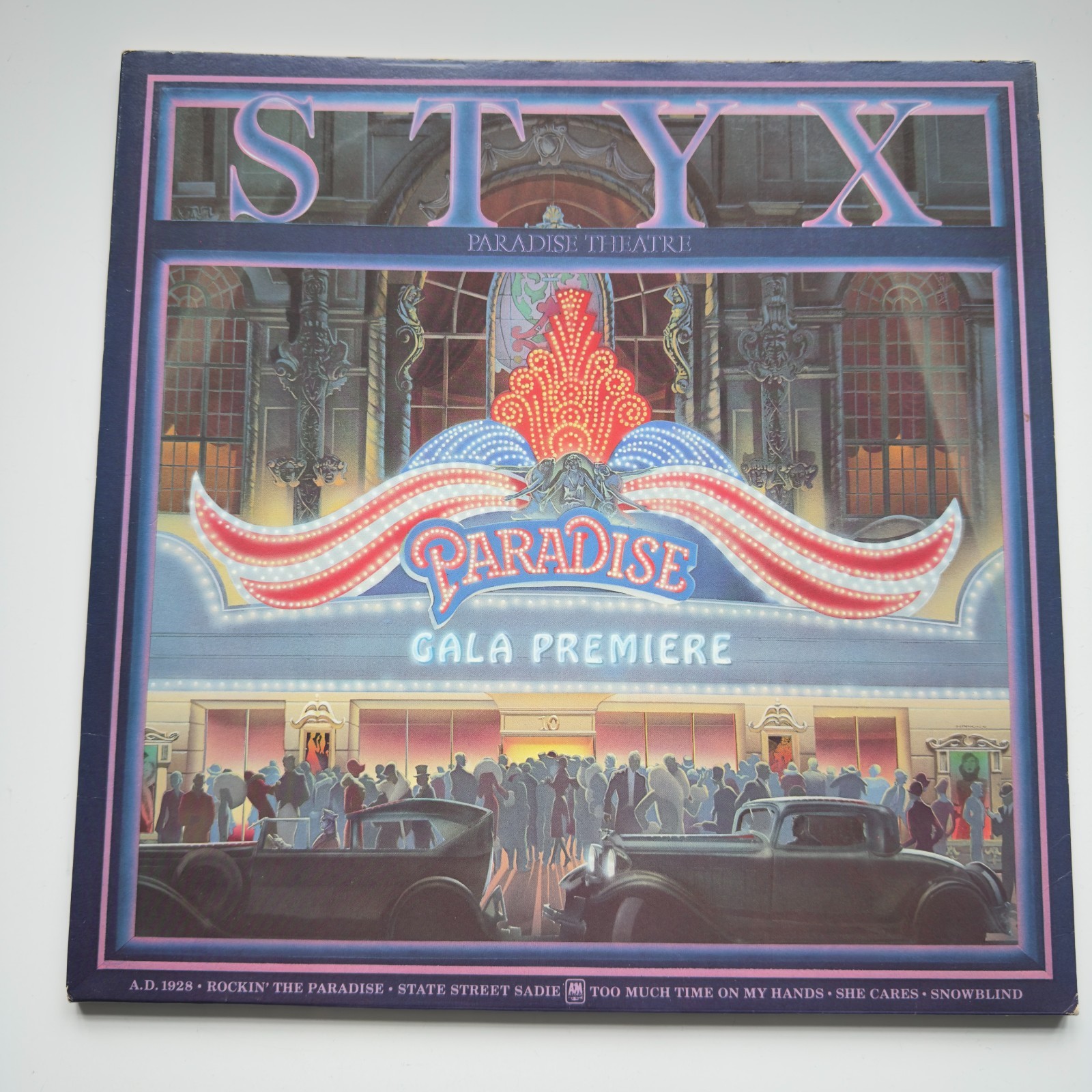 Vintage 1981 Styx Paradise Theater [Laser Etched] LP A&M Records