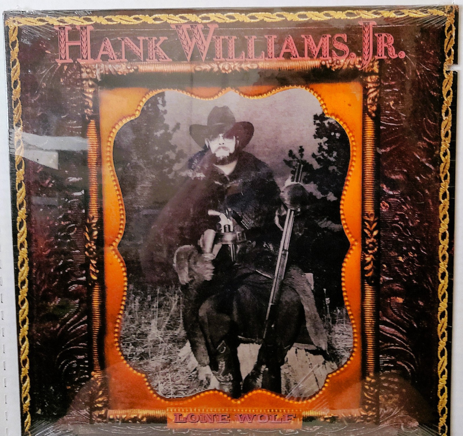 Hank Williams Jr. – Lone Wolf Sealed Vinyl  Folk, Country 1990 Specialty Pressin
