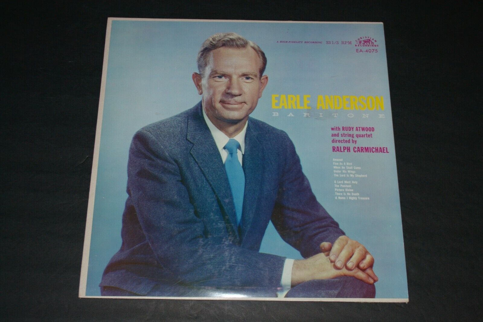 Earle Anderson, Baritone with Rudy Atwood~Ralph Carmichael~Xian~FAST SHIPPING