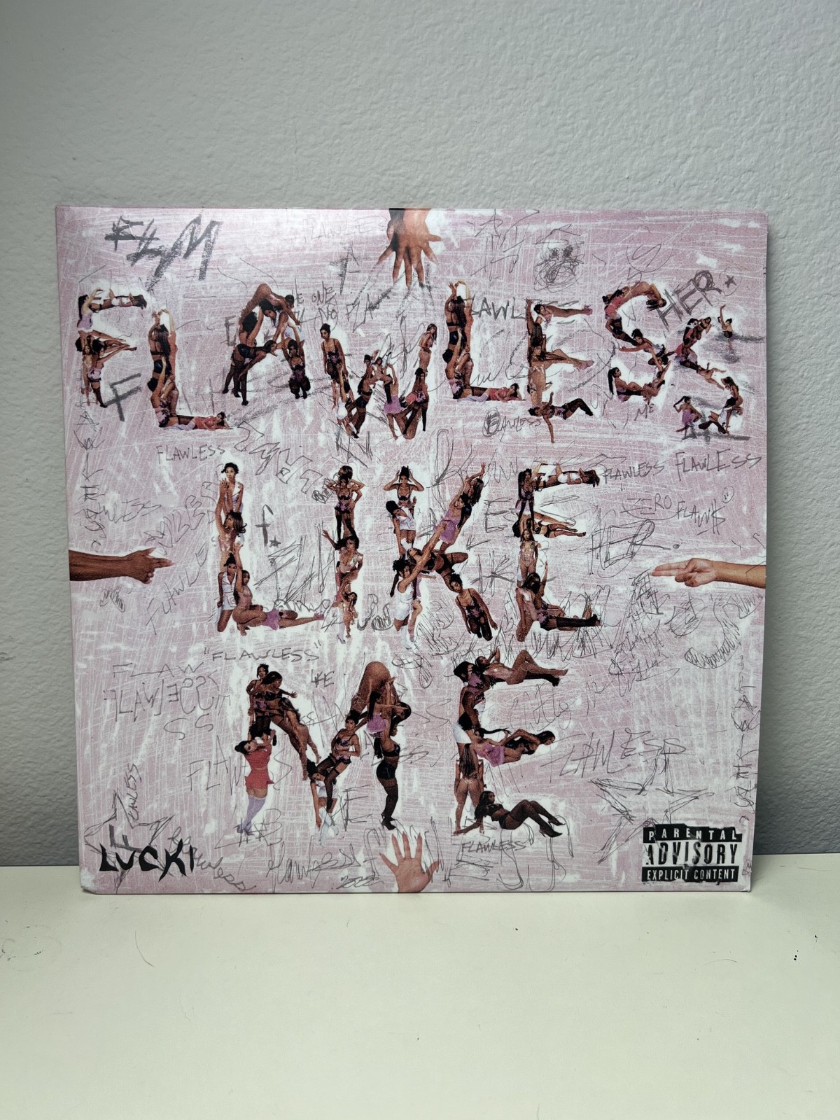 Lucki: Flawless like Me - Pink & White Galaxy (Vinyl, 2023)