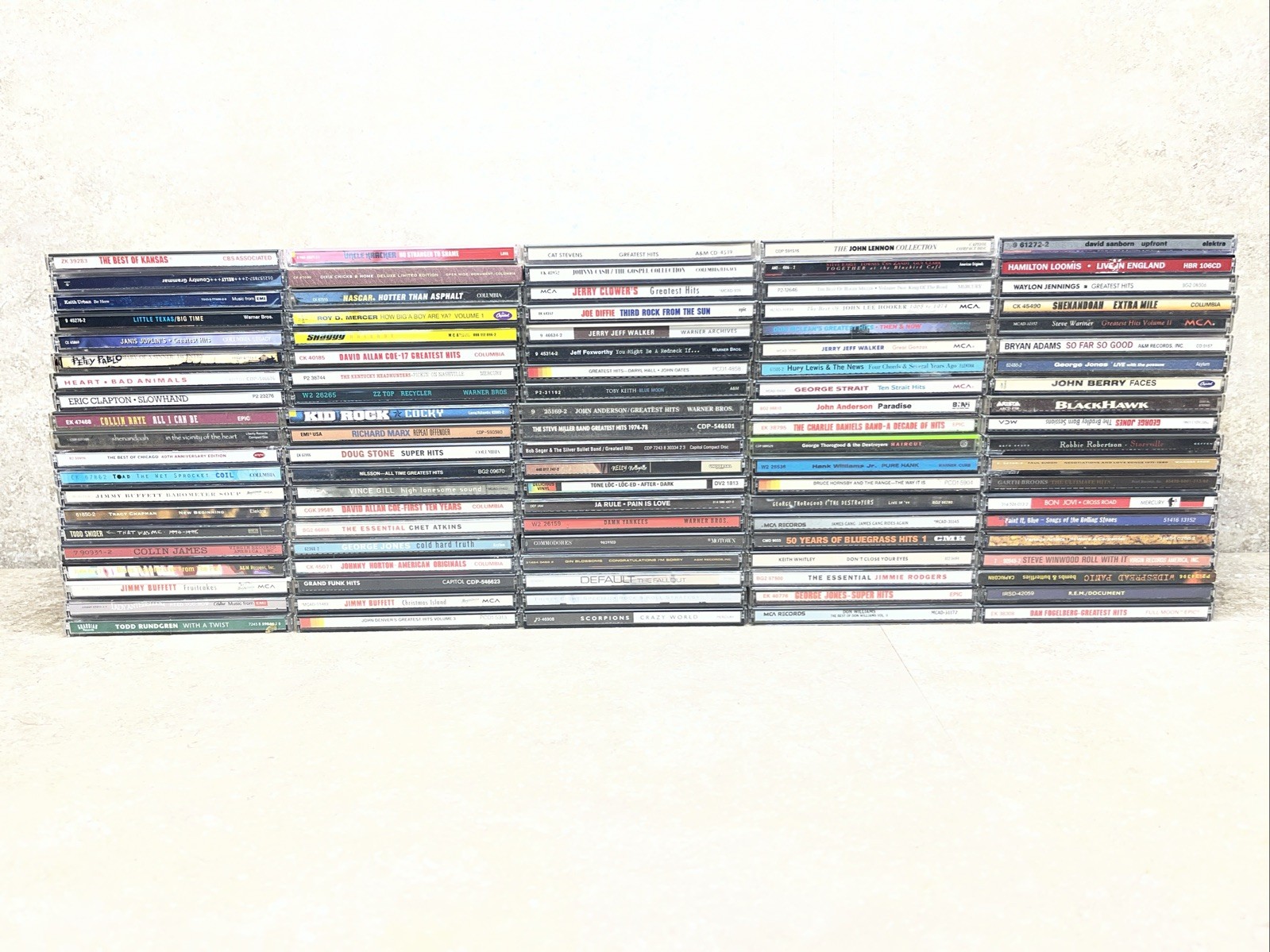 Huge Wholesale Bulk Mix Lot of 100 Music CDs All Genres - Untested, Sold As Is