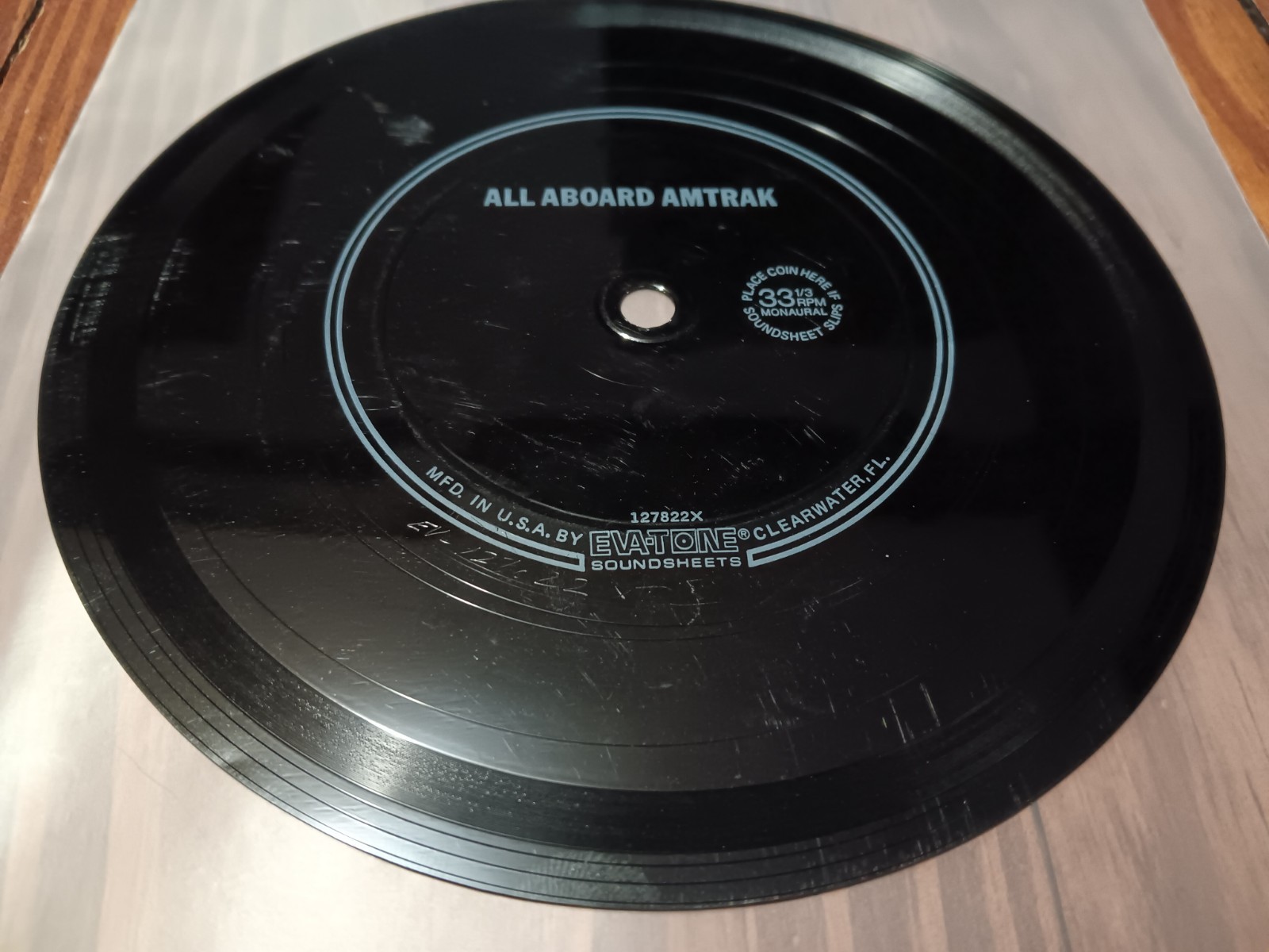 All Aboard Amtrak RARE Flexi-Disc 6\
