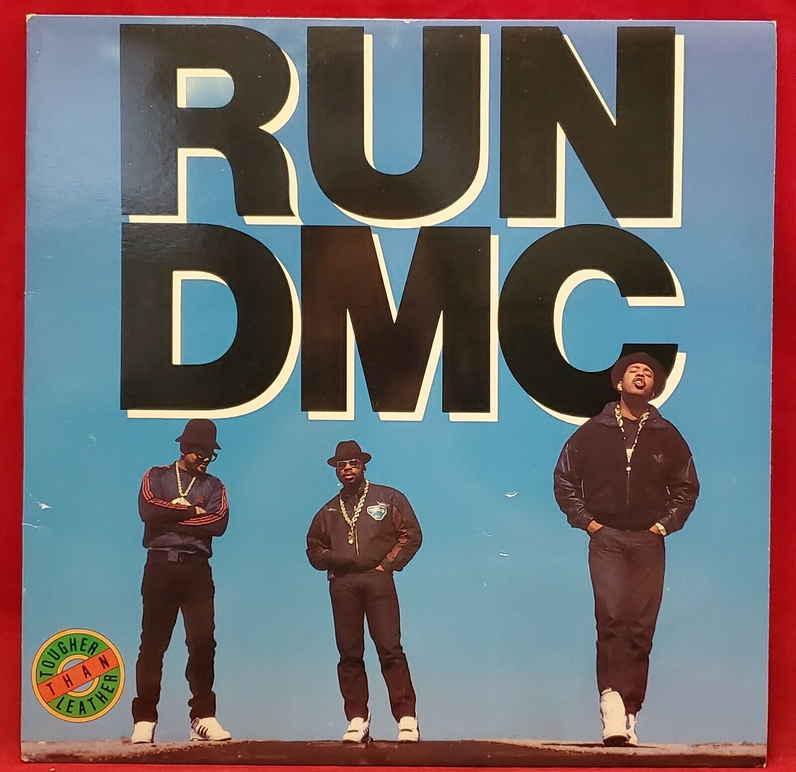 RUN-D.M.C. Tougher Than Leather PROFILE PRO-1265 LP Vinyl Hip Hop Record RUN DMC