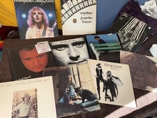 Lot of 10 Classic 70s/80s Rock Folk Jazz Vinyl Records Phil Collins Carole King picture