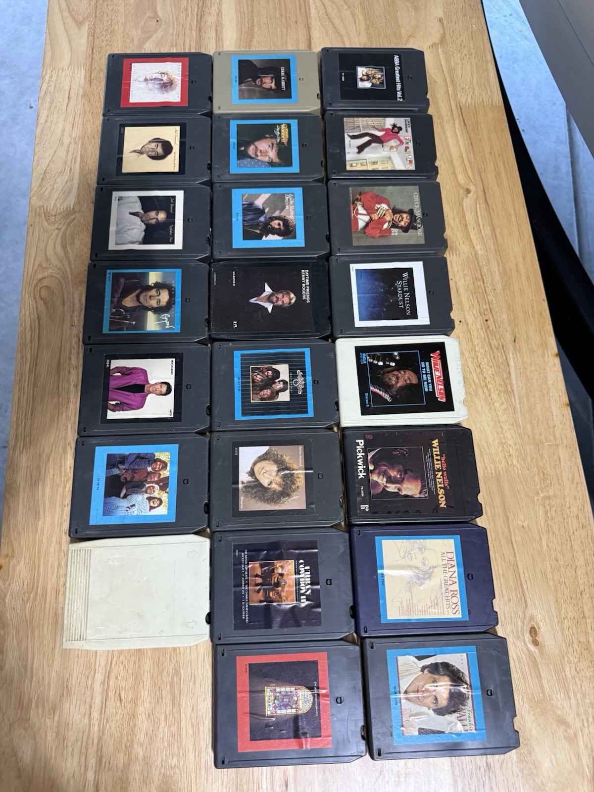 Vintage 8-Track 8 Tracks Popular Artists Mixed Lot Of 23 *UNTESTED AS IS/ PARTS*