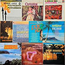 Vintage 10 LP Lot #221: Hawaiian Music Variety - VG Or Better Vinyl - See Pics picture