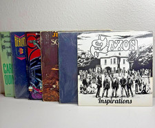 Lot of 6 Vinyl LP Records Saxon Jethro Tull Y&T Steely Dan Berlin Carmel Quinn picture