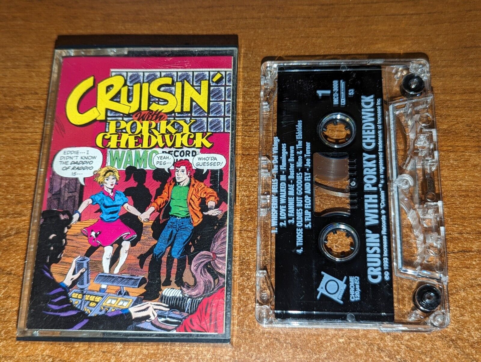 Cruisin' with Porky Chedwick Cassette Tape 1993 Increase Records WAMO Joe Turner