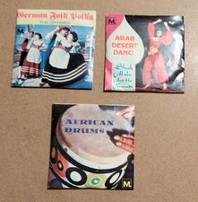 Vintage 1970 Mighty Tiny Records The Ohio Art Company Lot Of 3 Different Japan  picture