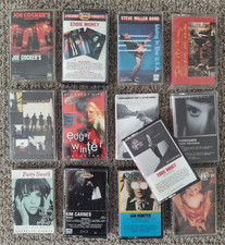 Lot of 13 Vintage Rock Music Cassette Tapes 1980s 1990s Various Artists picture
