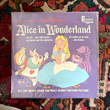 Rare 1963 alice in wonderland record picture