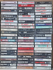 Vintage Cassette Tapes Lot of 75 - 70s 80s Rock Pop Classic Rock Pop Wave picture