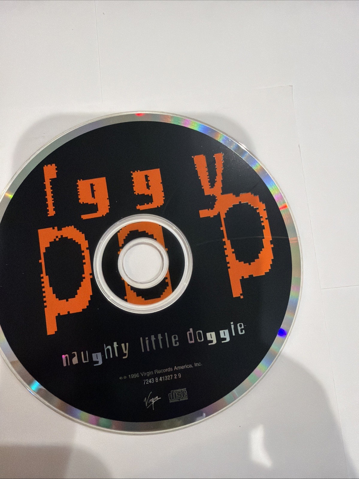 IGGY POP Naughty Little DOGGIE RARE PROMO CD LP ALBUM 1996 Rock Punk VIRGIN Disc