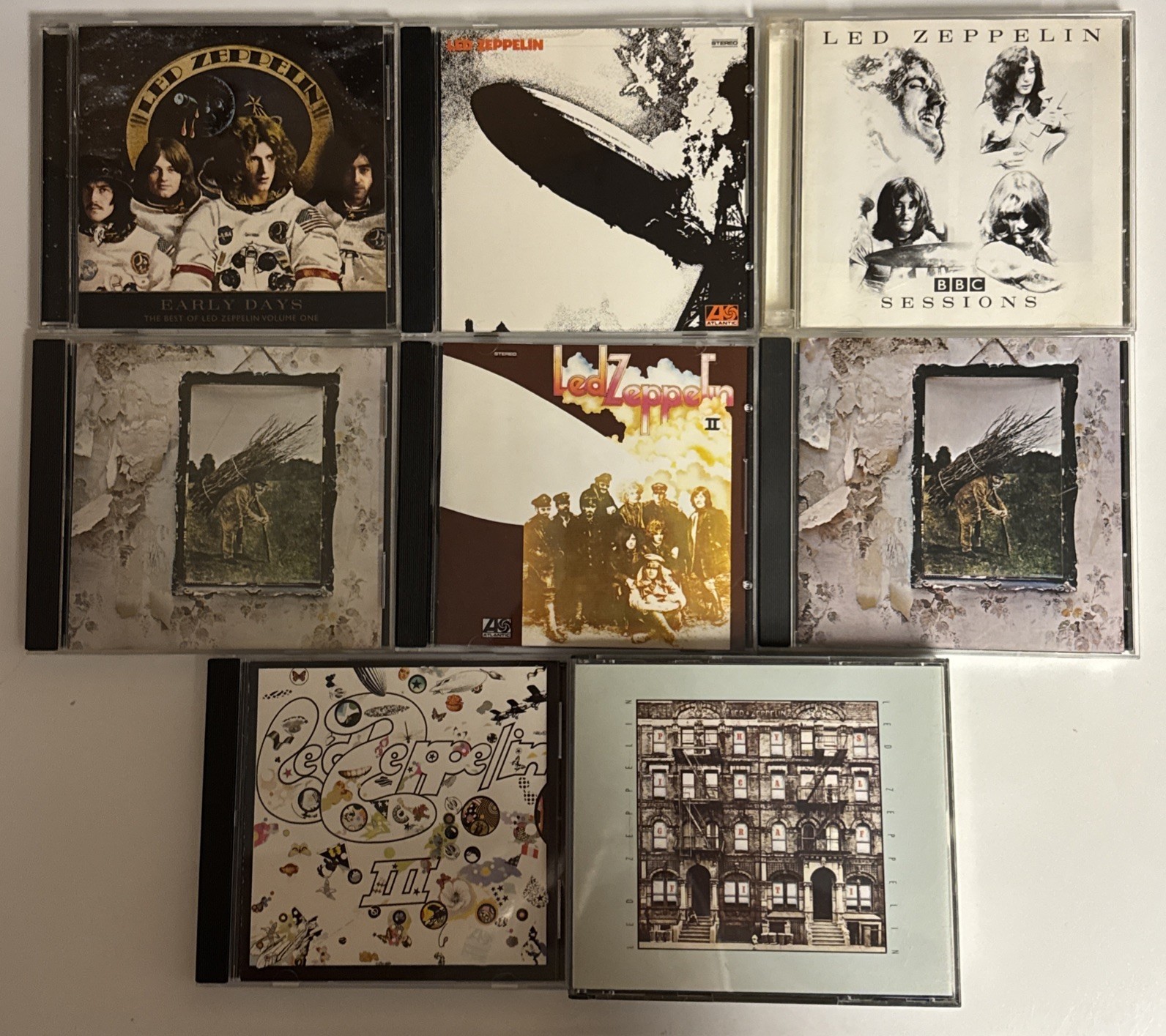 Lot of 8 Led Zeppelin CD Lot (Very Good Disc) BBC Early Days Graffiti 1 2 3 4