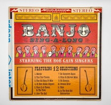BANJO Sing - A - Long, Bob Cain Singers 33rpm LP Gd picture