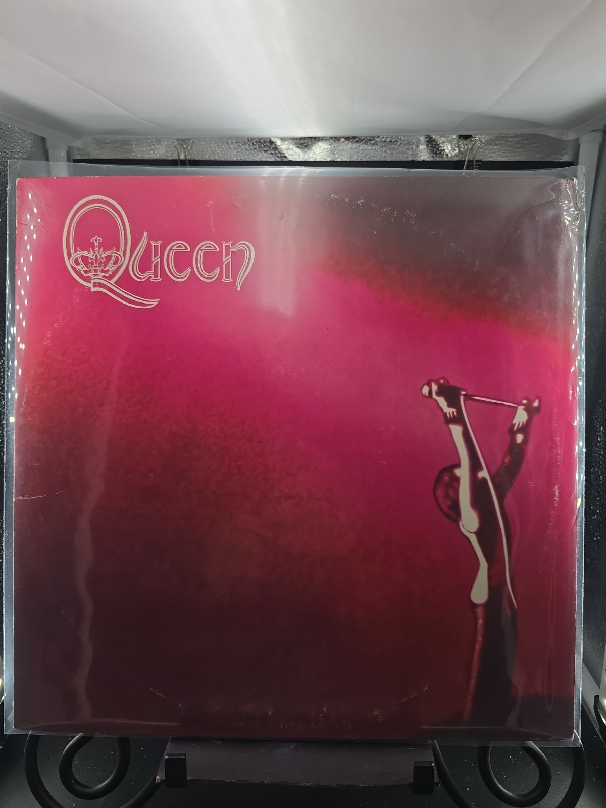 Queen Self Titled 1973 LP Elektra EKS 75064 Non-embossed Cover SM Press VG+/VG+