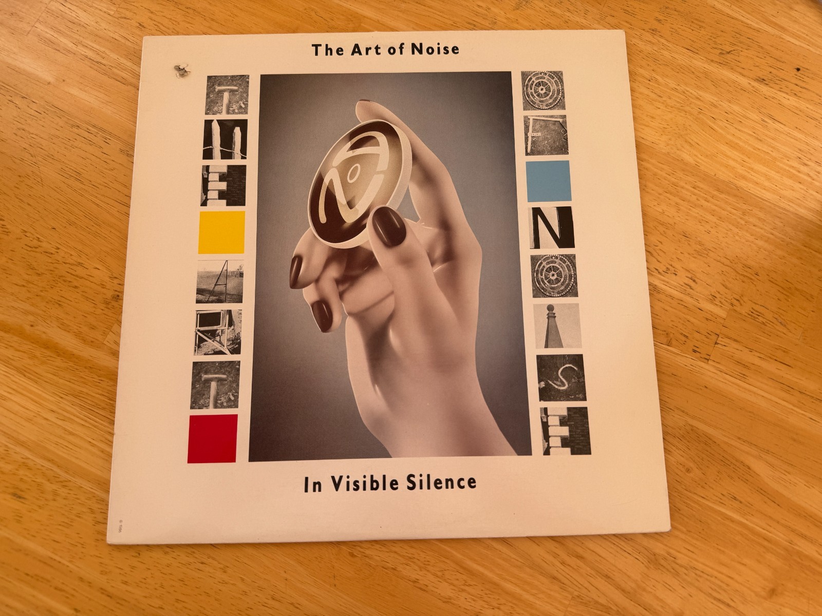 The Art Of Noise In Visible Silence 1986 LP Chrysalis Vinyl BFV-41528 CUTOUT