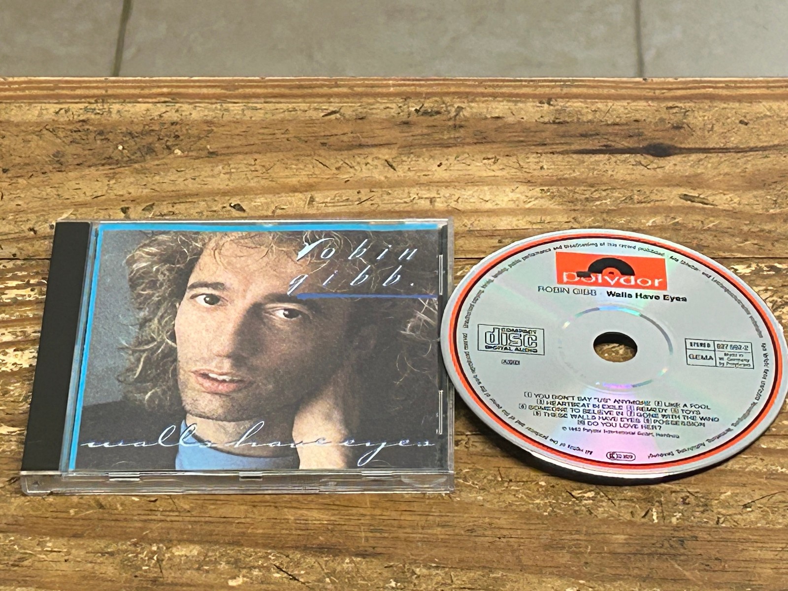 Robin Gibb - Walls Have Eyes CD. Rare and OOP 1985 West Germany on Polydor.
