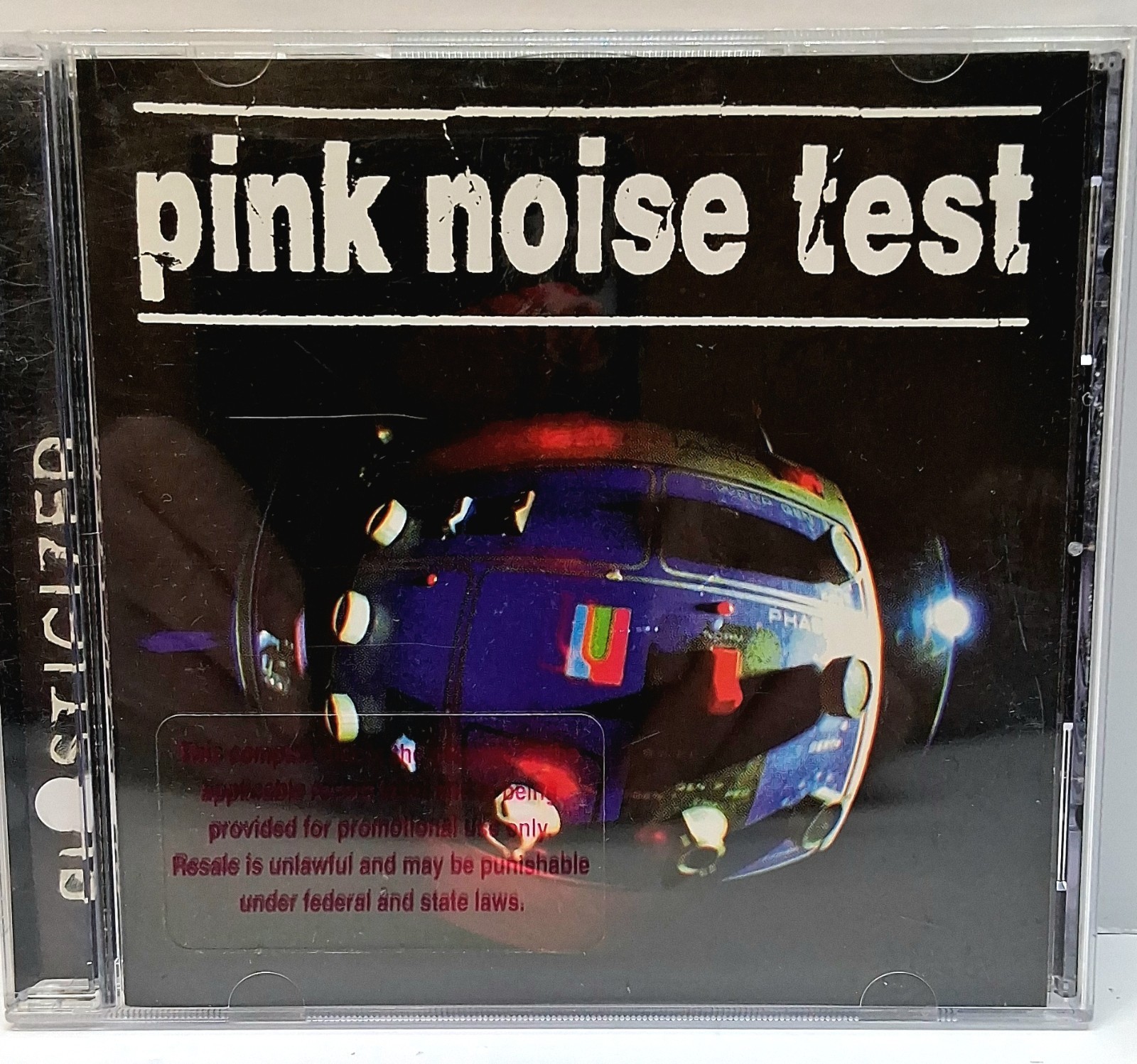 Pink Noise Test - Plasticized - CD Interscope 1997 Alt Promo Shoegaze Alt Rock
