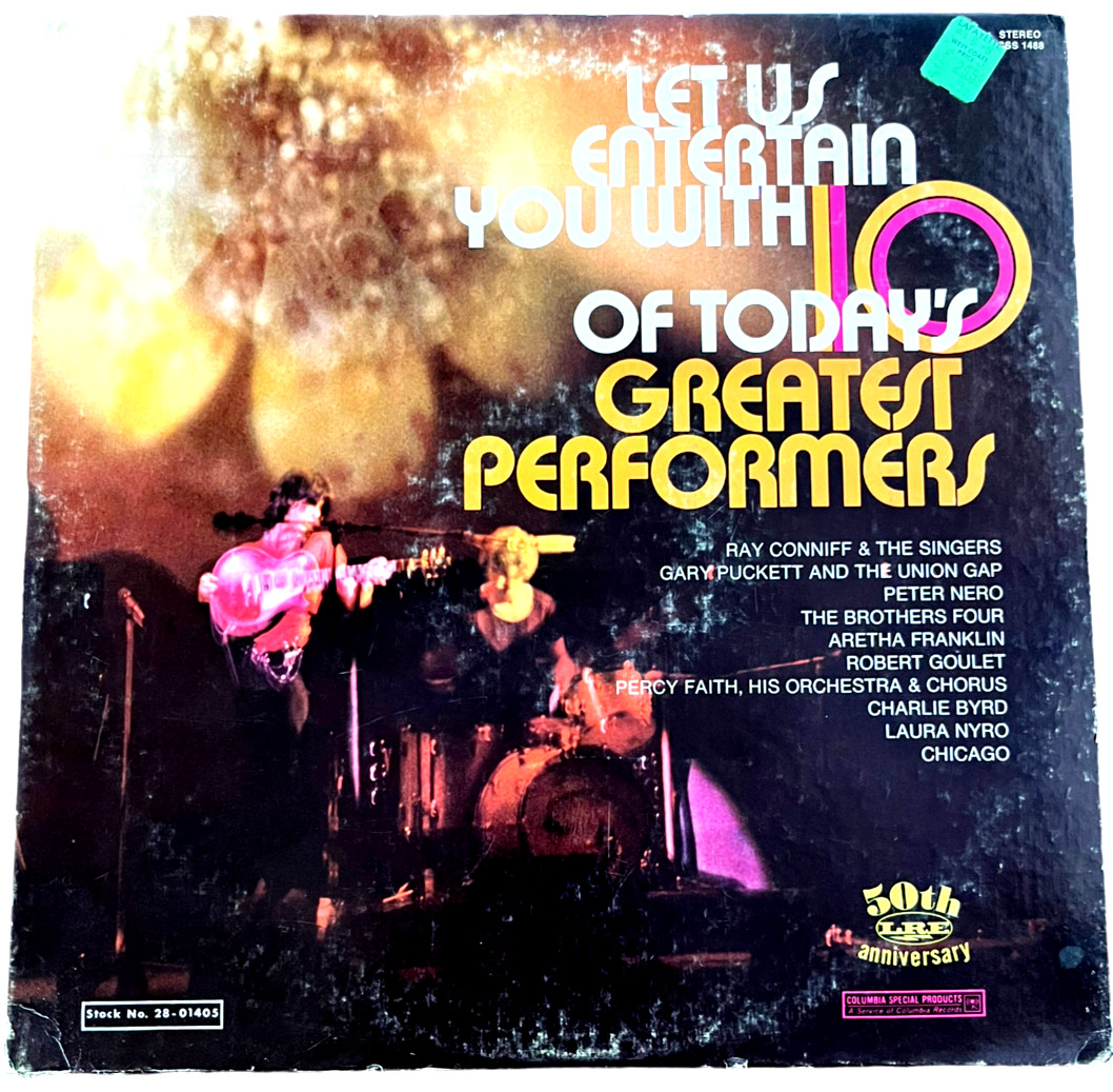 Let Us Entertain You w/ Today’s Greatest Performers Columbia Records 12\