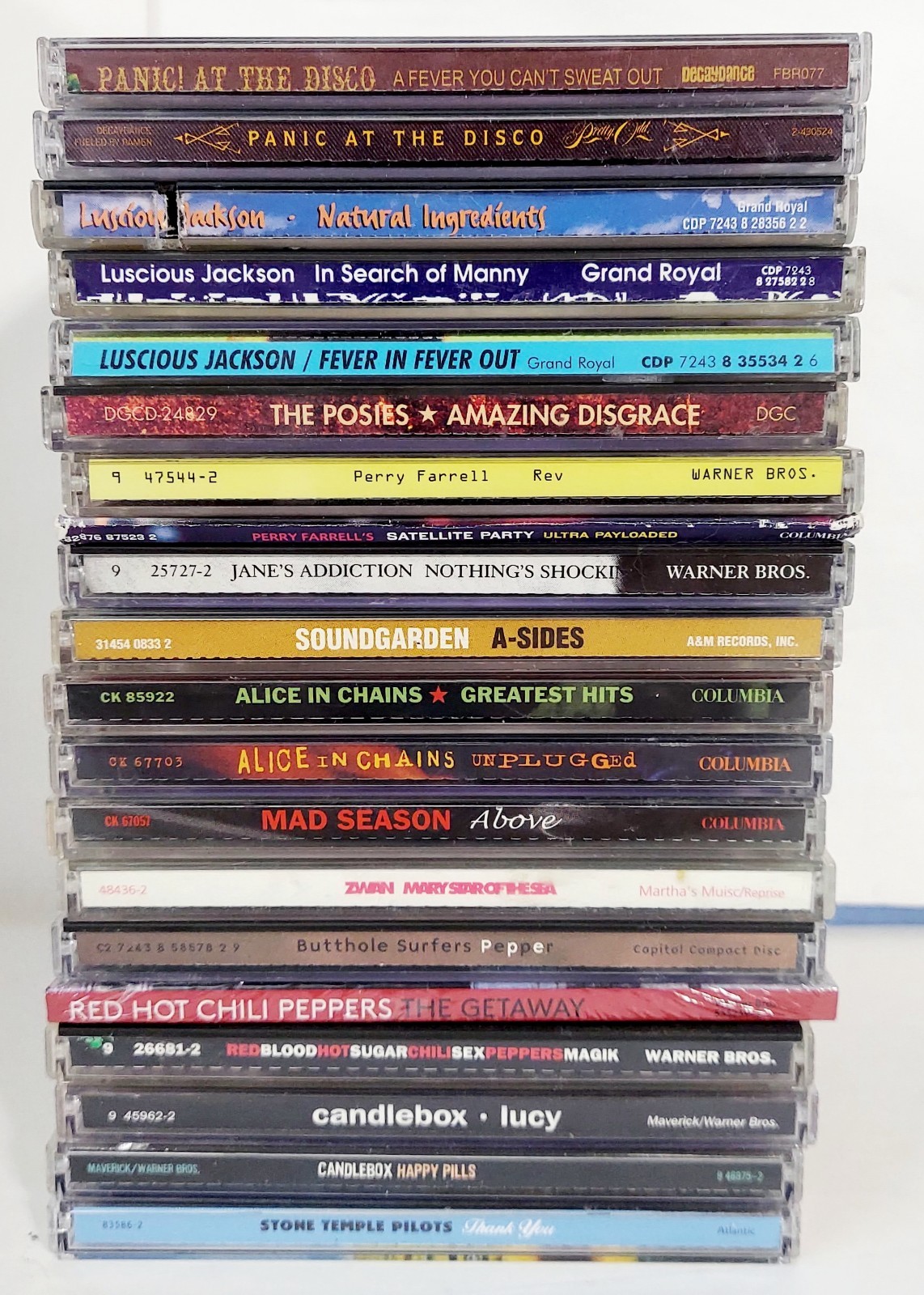20 Alternative, Grunge, Rock, CD Lot. Alice In Chains, Soundgarden, Mad Season 