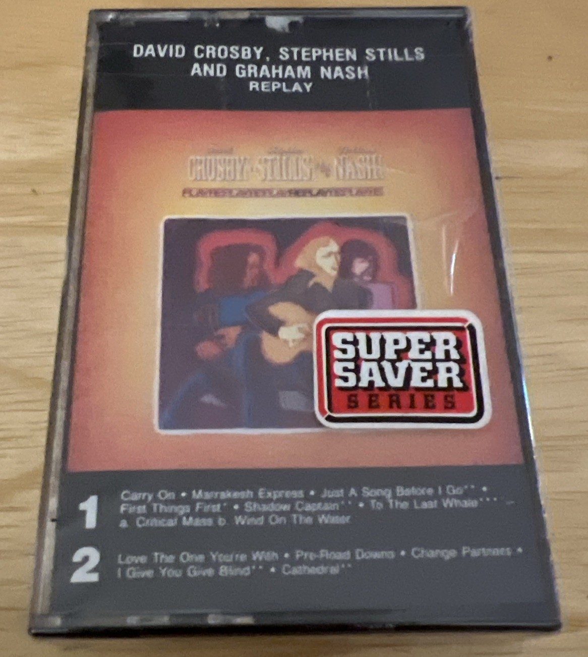 Crosby Stills And Nash Replay Cassette New Sealed Tape Vintage Music