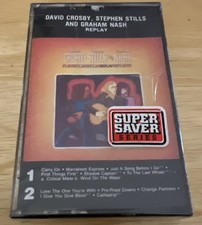 Crosby Stills And Nash Replay Cassette New Sealed Tape Vintage Music picture
