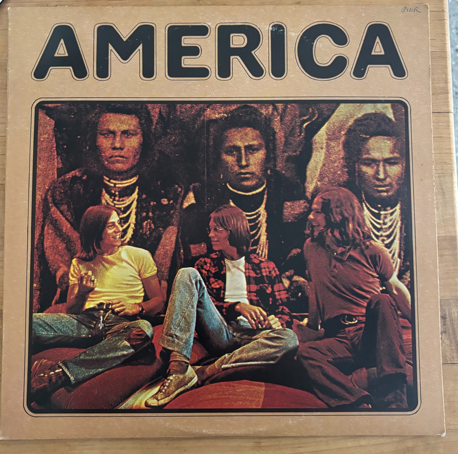 America Self Titled LP Vinyl BS 2576 A Horse With No Name TESTED 1971