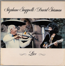 STEPHANE GRAPPELLI DAVID GRISMAN Live 1981 LP Vinyl Gatefold Album EX/VG BSK3550 picture