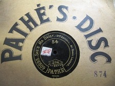 1st Rec 1906 HARRY LAUDER ETCHED PATHE She's Ma Daisy/ Rising Early in Morning picture