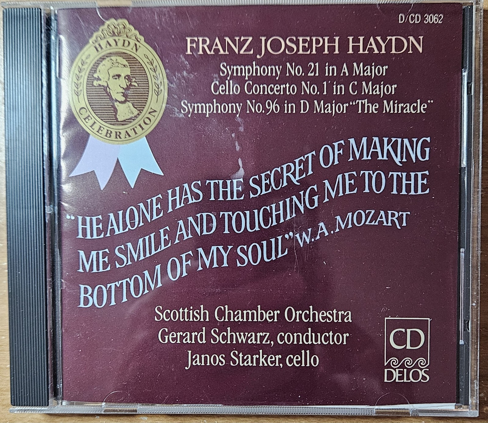 Symphonies 21 & 96 / Cello Concerto by Haydn / Starker / Schwarz / Sco (CD,...