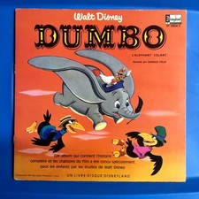 1970 Vintage Disney Dumbo Livre-Disque Vinyle 33RPM French Canada Danielle Volle picture