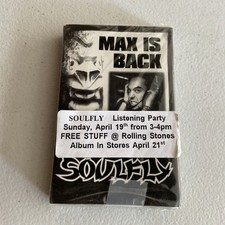 Sepultura SOULFLY Eye for an RARE Cassette Tape Single Cassingle SEALED Promo picture