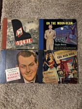 Lot Of 4 Antique Record Box Sets, Vaughn Monroe Eddy Duchin RCA Victor Red Mill picture