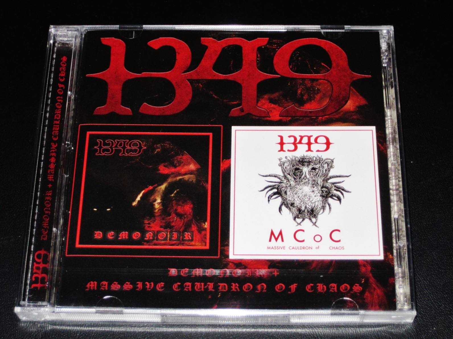 1349: Demonoir / Massive Cauldron Of Chaos 2 CD Set 2025 Back On Black UK NEW