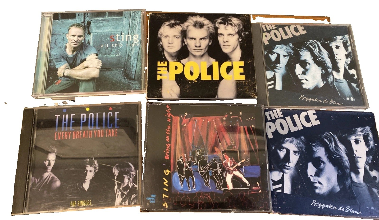 Lot of 6  CDs by The Police  2 Double CDs