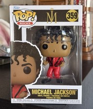 Funko Pop Rocks: MICHAEL JACKSON #359 (Thriller Video 1984) w/Protector picture