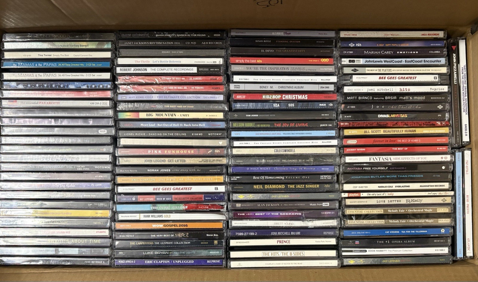 JOB LOT OF 105 USED UK & USA CD ALBUMS (MIXED GENRES) SEE DETAILS