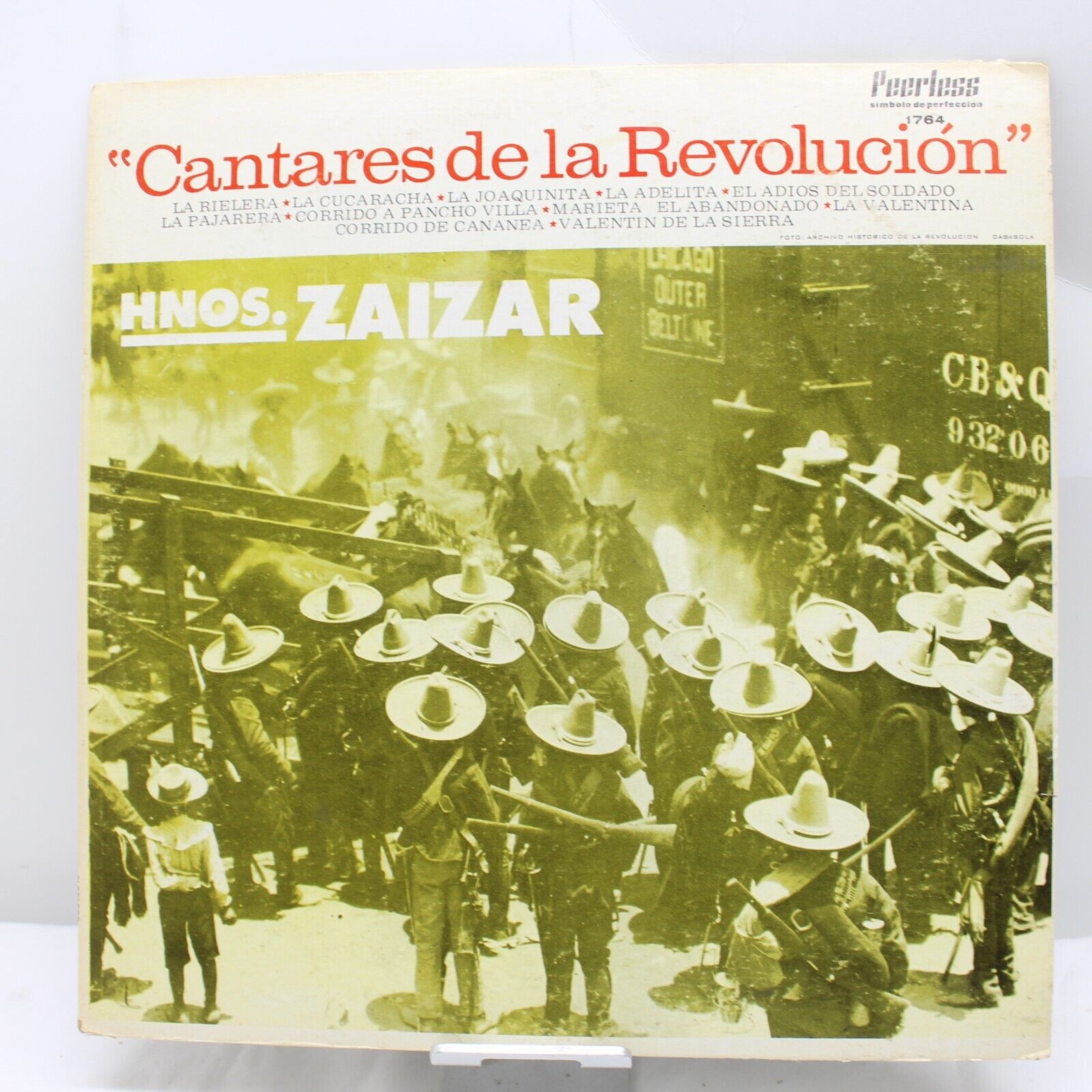 Cantares de la Revolucion Hermanos Zaizar Vintage Vinyl Record LP VG+ 1764