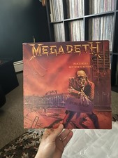 Megadeth Peace Sells But Who's Buying 1986 US Capitol ST-12526 Vinyl LP w/ Inner picture
