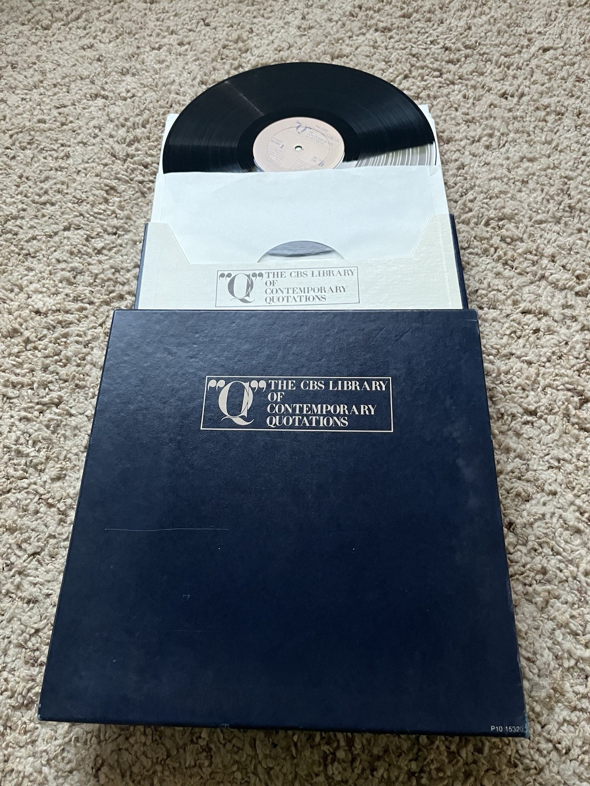 Vintage The CBS Library of Contemporary Quotations 10 LP Vinyl Box Set & Index